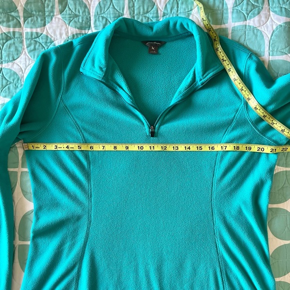 Blue Eddie Bauer Fleece Sweater - Picture 5 of 7
